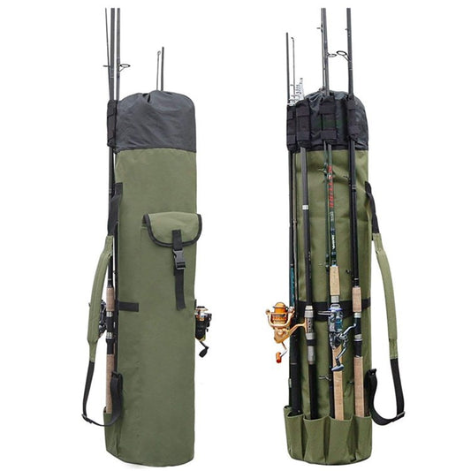 Cylinder Outdoor Fishing Bag Multifunctional Fishing Rod Bag Sea Rod Fishing Gear Storage