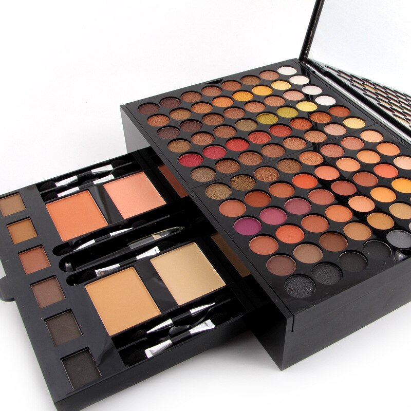 180 Colors Eyes Shadow Blush Set Personalized Piano-Shaped Makeup Palette Box