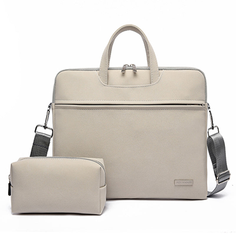 Pu Leather Women Laptop Bag Notebook Carrying Case Briefcase For Macbook Air 13.3 14 15.6