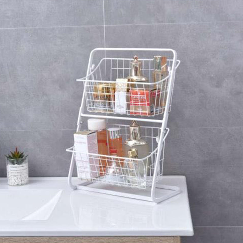 Stainless Steel Countertops Multilayer Spice Rack Fruit Kitchen Storage Kitchen Storage Ra