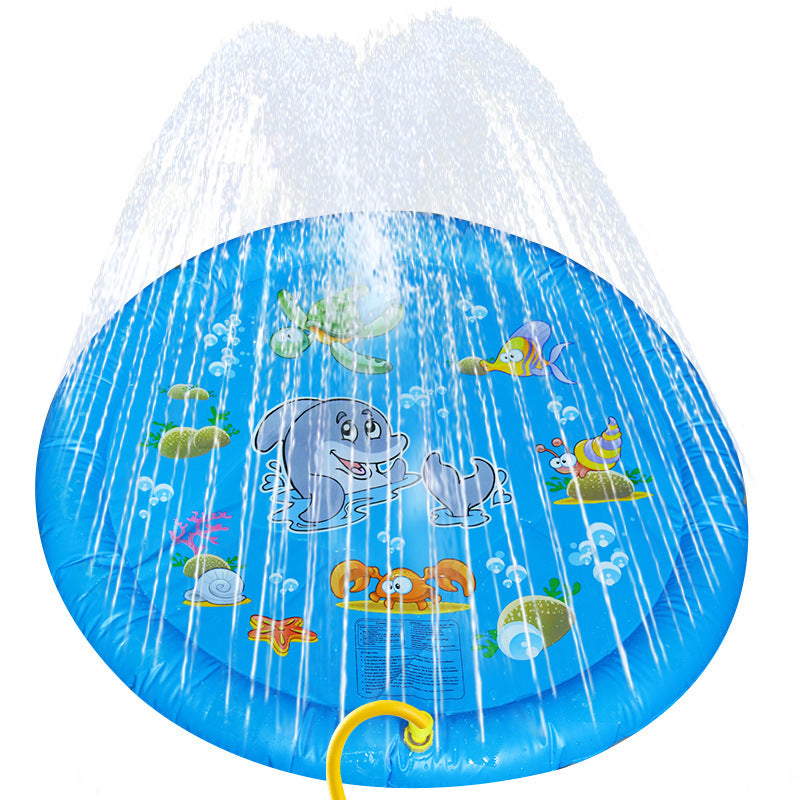 Non-Slip Splash Pad For Kids And Pet Dog Pool Summer Outdoor Water Toys Fun Backyard Fount