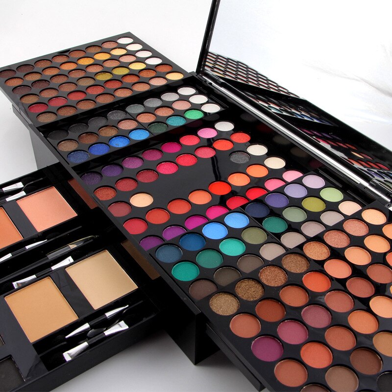 180 Colors Eyes Shadow Blush Set Personalized Piano-Shaped Makeup Palette Box