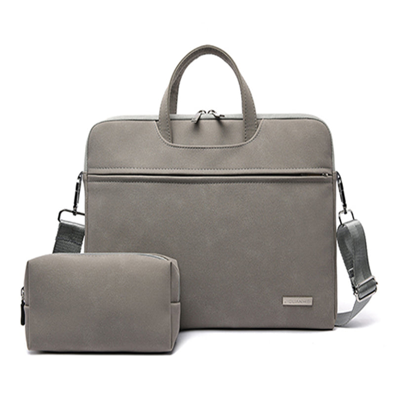Pu Leather Women Laptop Bag Notebook Carrying Case Briefcase For Macbook Air 13.3 14 15.6