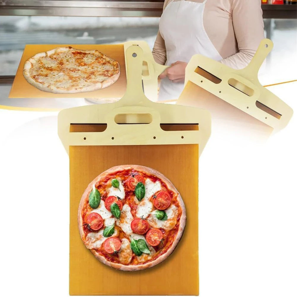 Kitchen Gadgets Sliding Pizza Shovel Non Stick Pizza Smooth Cutting Board Storage Transfer