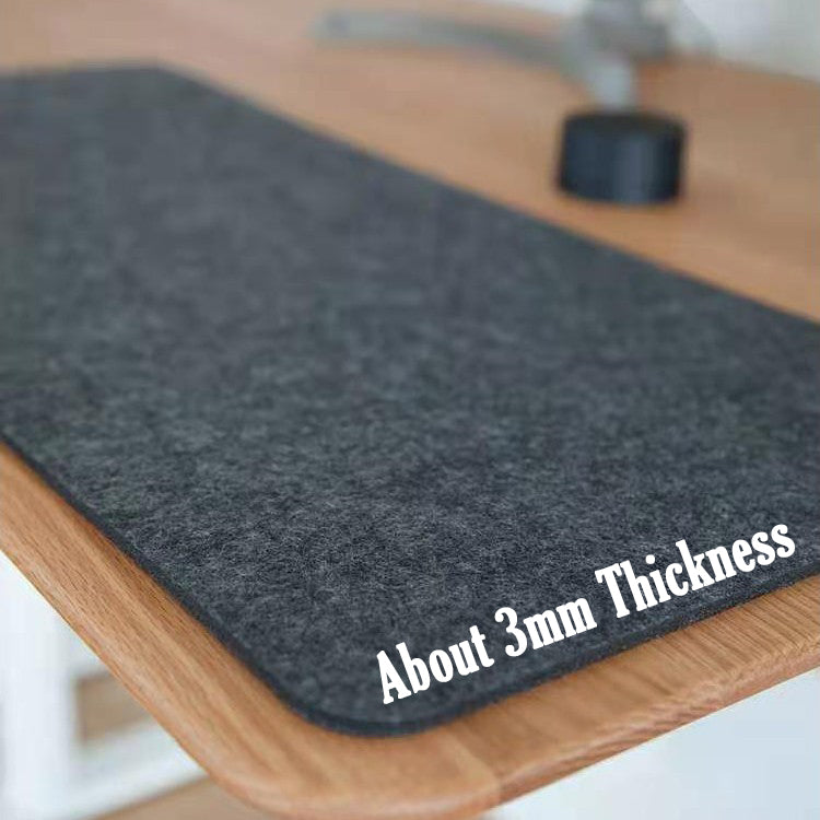 Minimalistic Non-Slip Protector Felt Desk Pad Extended Mouse Keyboard Laptop Gaming Pc Acc
