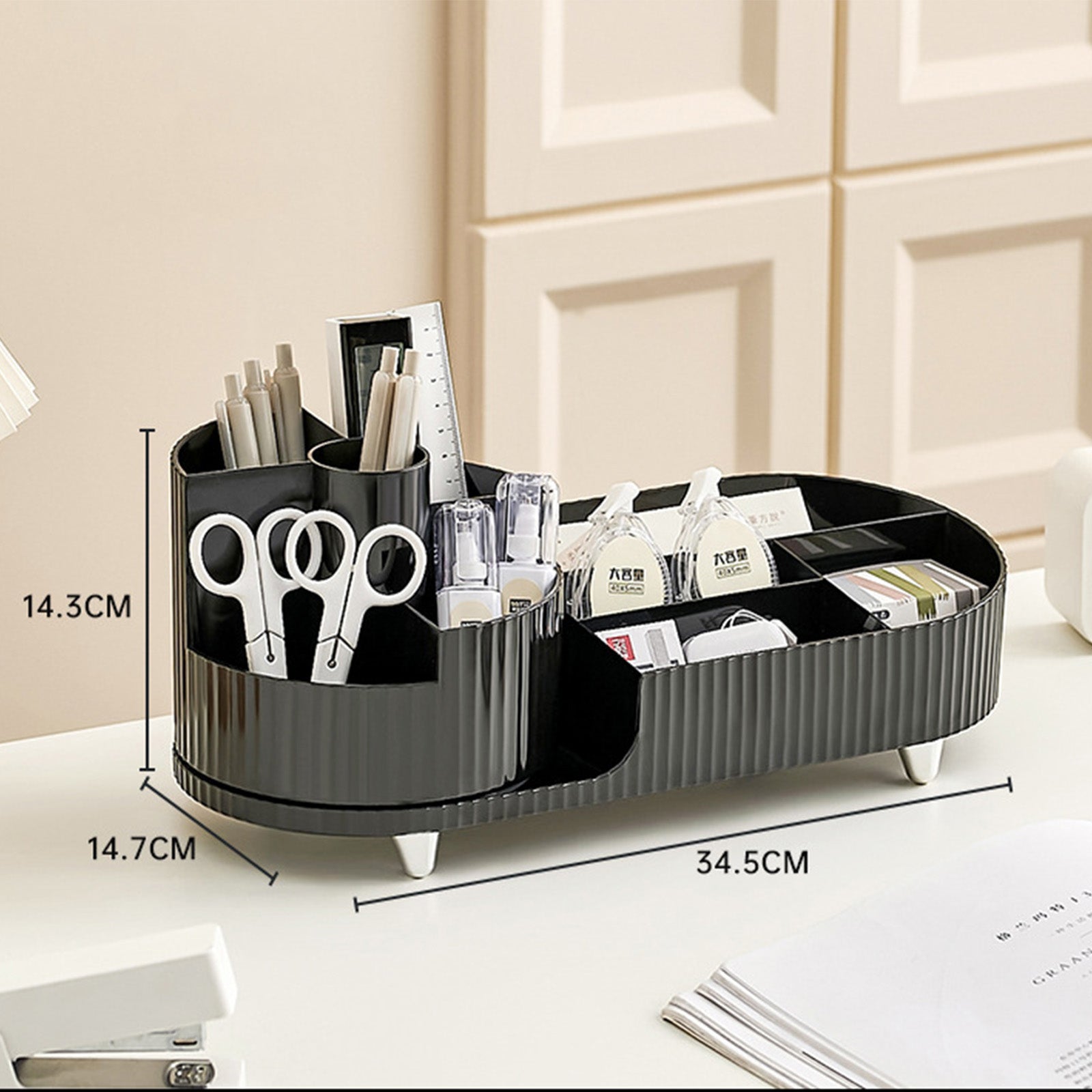 Makeup Organizer Countertop Rotating Makeup Organizer For Vanity Large Capacity Cosmetic D