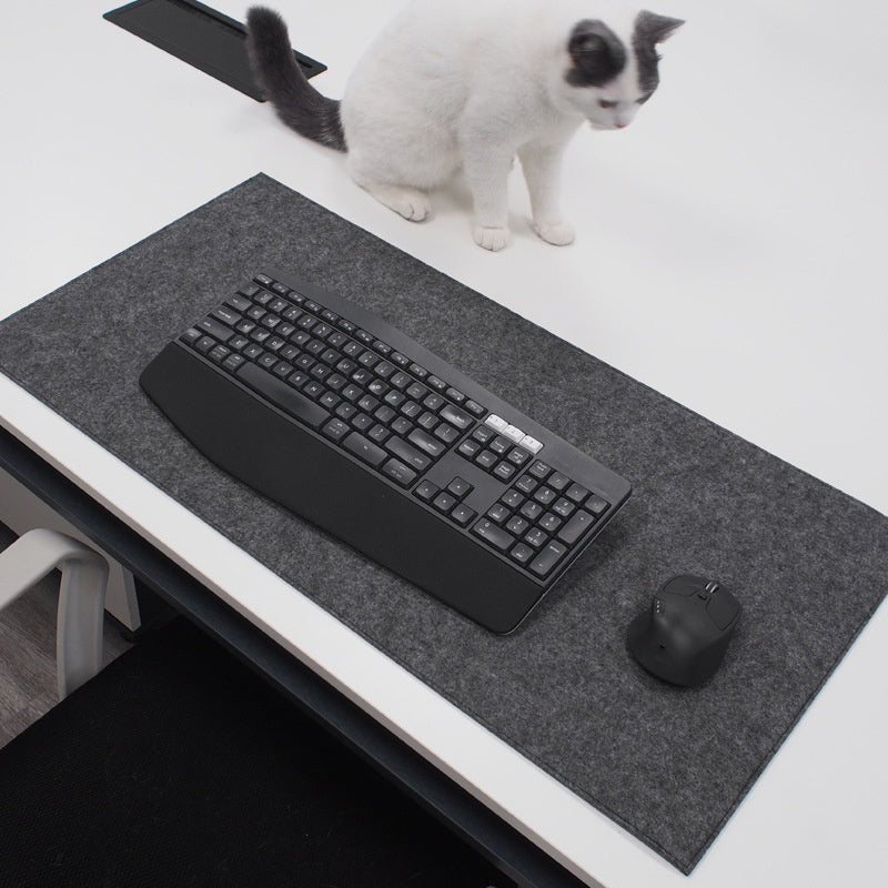 Minimalistic Non-Slip Protector Felt Desk Pad Extended Mouse Keyboard Laptop Gaming Pc Acc