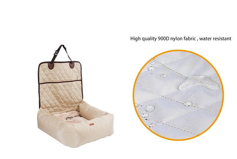 2 In 1 Pet Dog Carrier Folding Car Seat Pad Thickened Multi-Purpose Pet Bed Dog Car Mattre
