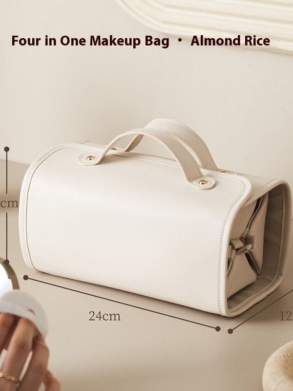 Folding Cosmetic Bag Large Capacity Portable Handbag Waterproof Travel Storage Washing Bag