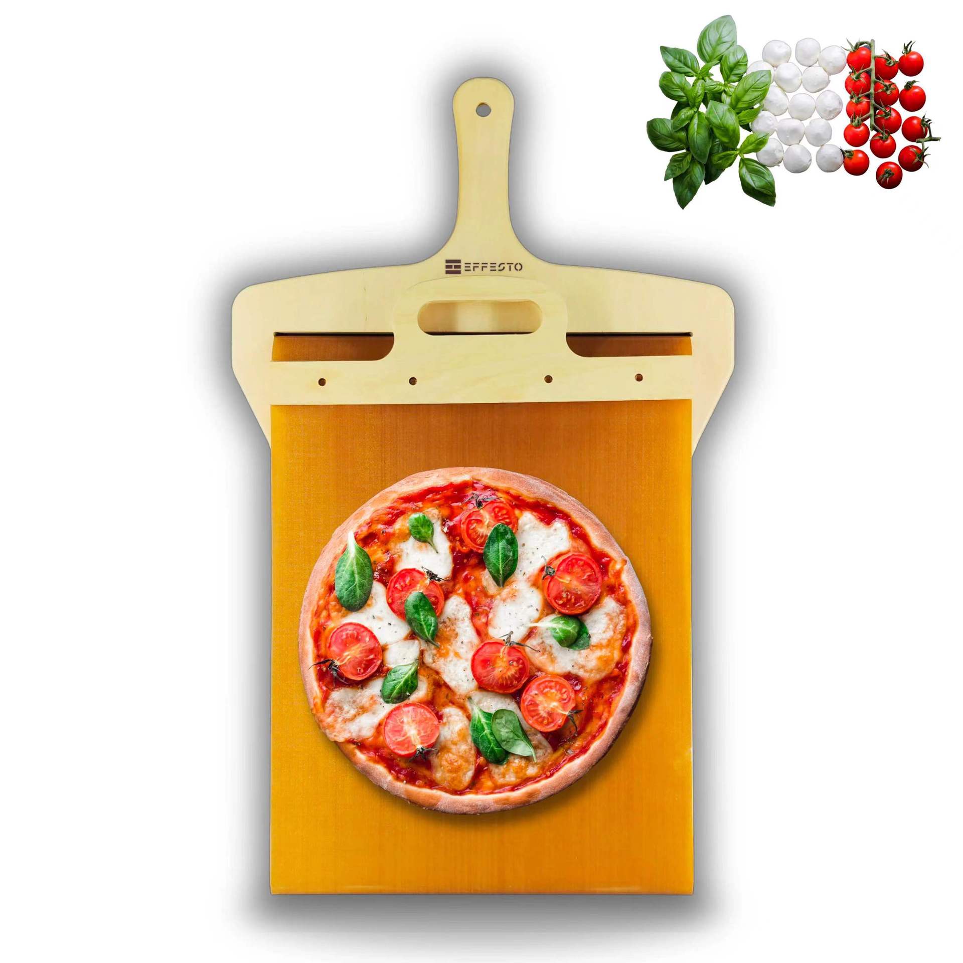 Kitchen Gadgets Sliding Pizza Shovel Non Stick Pizza Smooth Cutting Board Storage Transfer