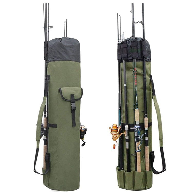 Cylinder Outdoor Fishing Bag Multifunctional Fishing Rod Bag Sea Rod Fishing Gear Storage