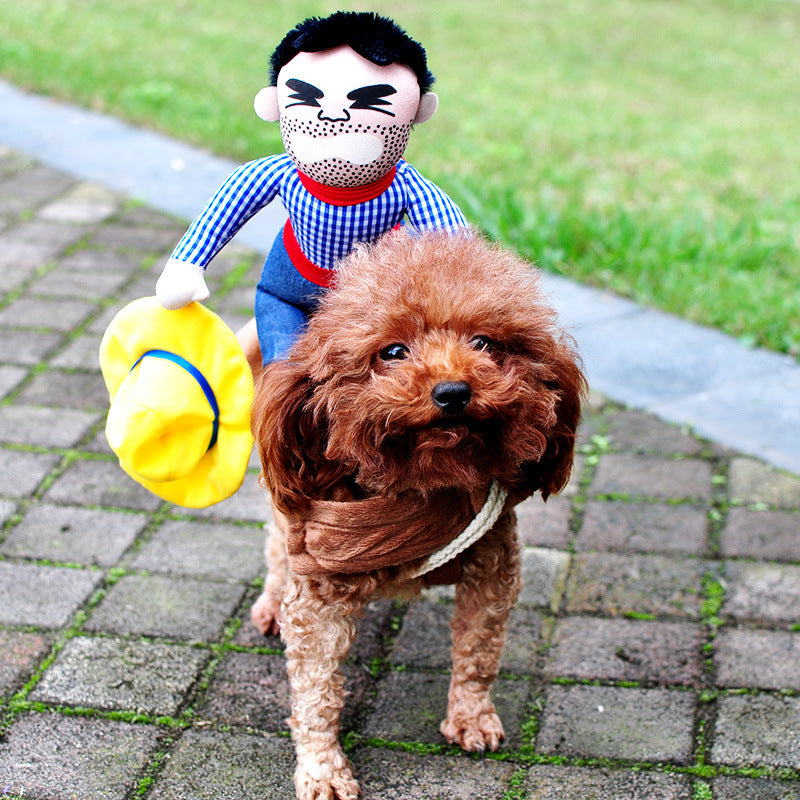 Halloween Pet Costume Pet Dog Funny Clothes Adjustable Dog Cosplay Costume Scary Costume P
