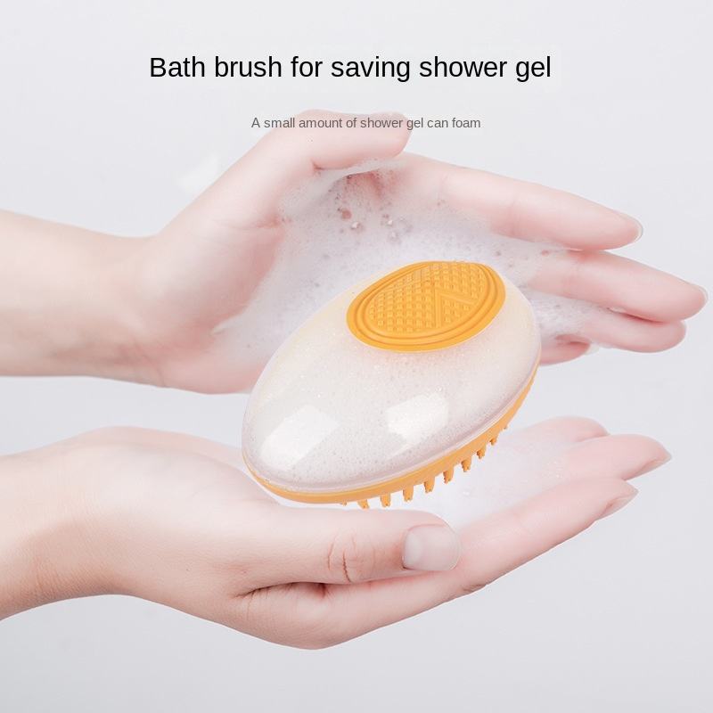 Dog Cat Bath Brush 2-In-1 Pet Spa Massage Comb Soft Silicone Pets Shower Hair Grooming Cmo