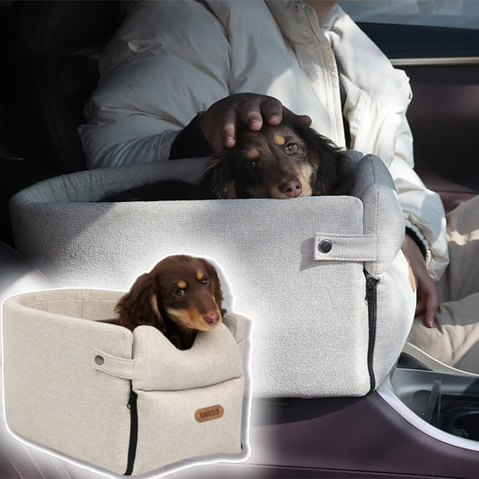 Car Central Dog Car Seat Bed Portable Dog Carrier For Small Dogs And Cats Safety Travel Ba