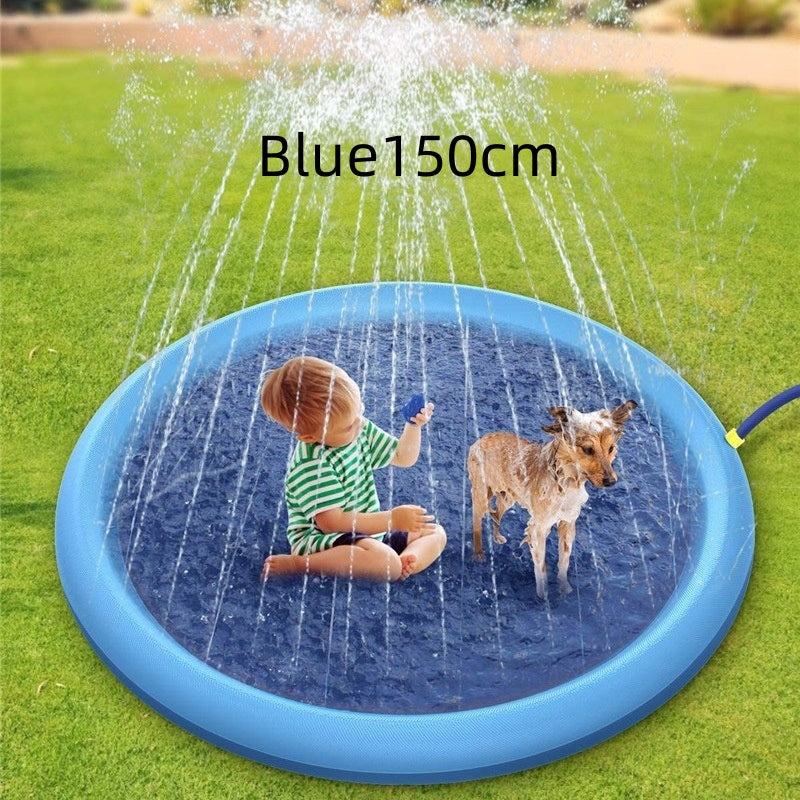 Non-Slip Splash Pad For Kids And Pet Dog Pool Summer Outdoor Water Toys Fun Backyard Fount