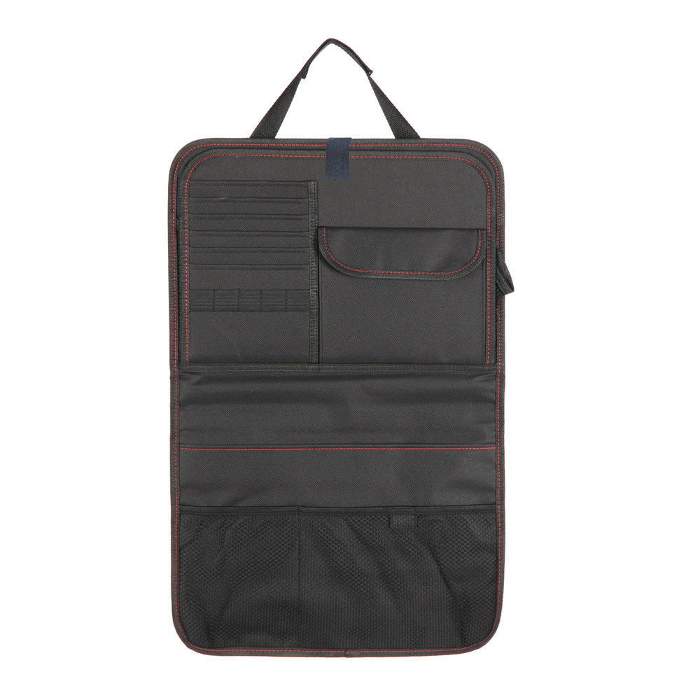 Car Seat Back Storage Bag Car Organizer Bag Foldable Dining Table Tray Travel Storage Bag