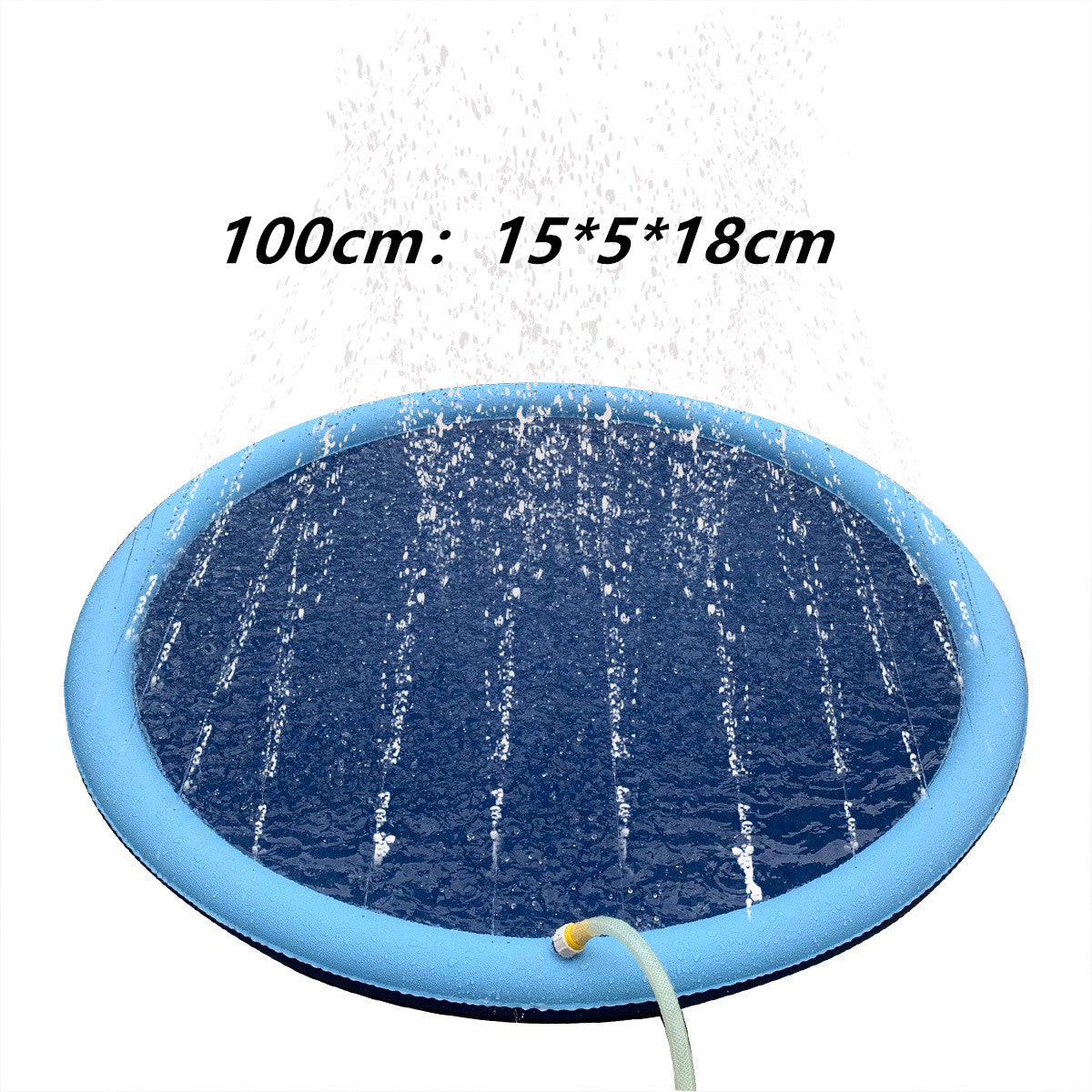 Non-Slip Splash Pad For Kids And Pet Dog Pool Summer Outdoor Water Toys Fun Backyard Fount