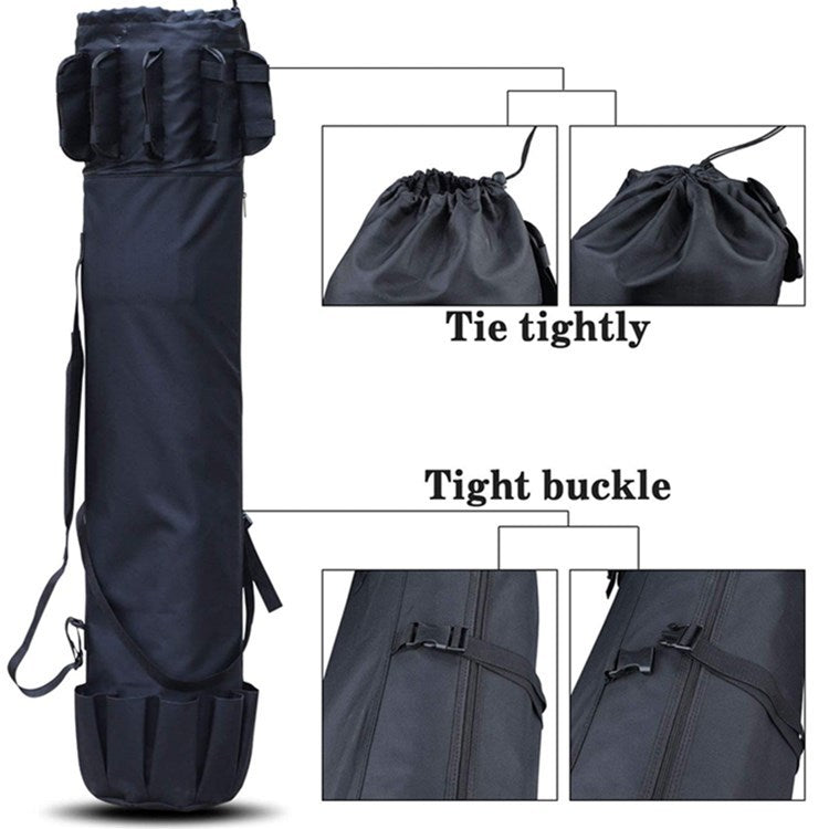 Cylinder Outdoor Fishing Bag Multifunctional Fishing Rod Bag Sea Rod Fishing Gear Storage