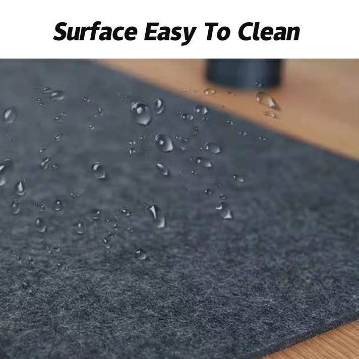 Minimalistic Non-Slip Protector Felt Desk Pad Extended Mouse Keyboard Laptop Gaming Pc Acc