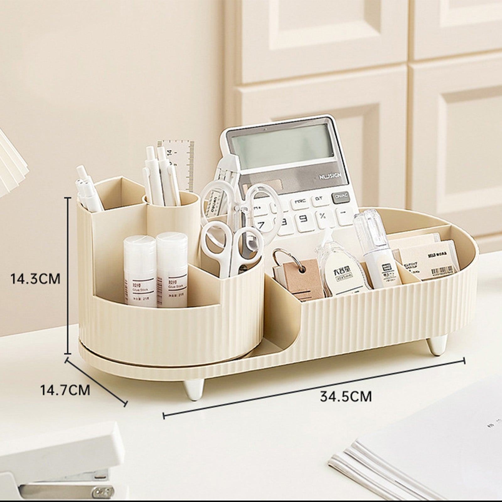 Makeup Organizer Countertop Rotating Makeup Organizer For Vanity Large Capacity Cosmetic D