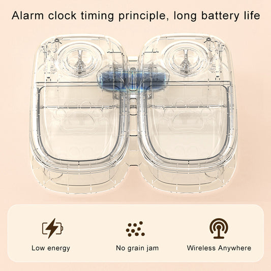 Automatic Pet Feeder Smart Food Dispenser For Cats Dogs Timer Stainless Steel Bowl Auto Do
