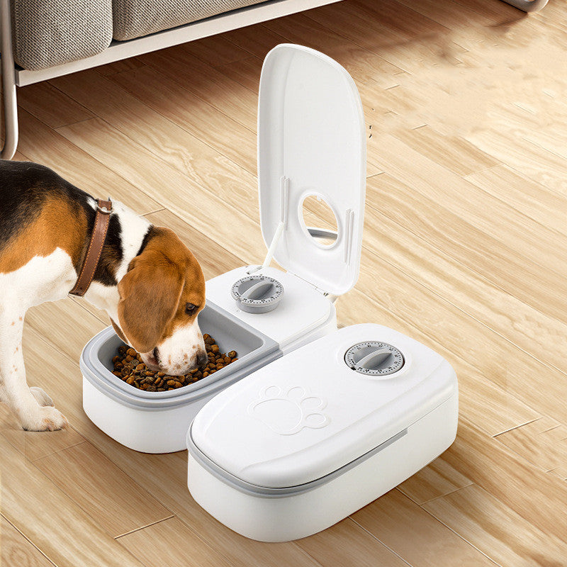 Automatic Pet Feeder Smart Food Dispenser For Cats Dogs Timer Stainless Steel Bowl Auto Do